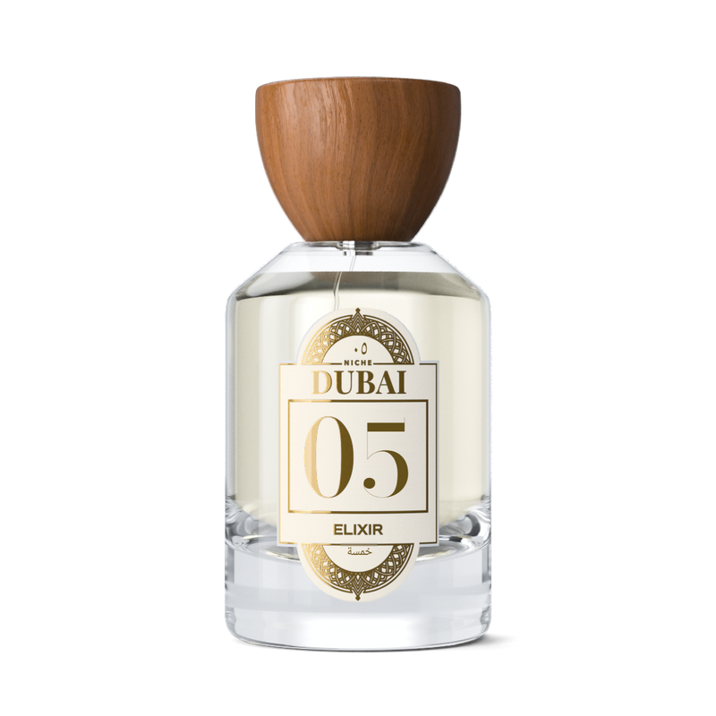 Niche Dubai 5 Elixir perfume bottle