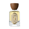 Niche Dubai 11 Elixir perfume bottle with a wooden cap and gold label on a white background