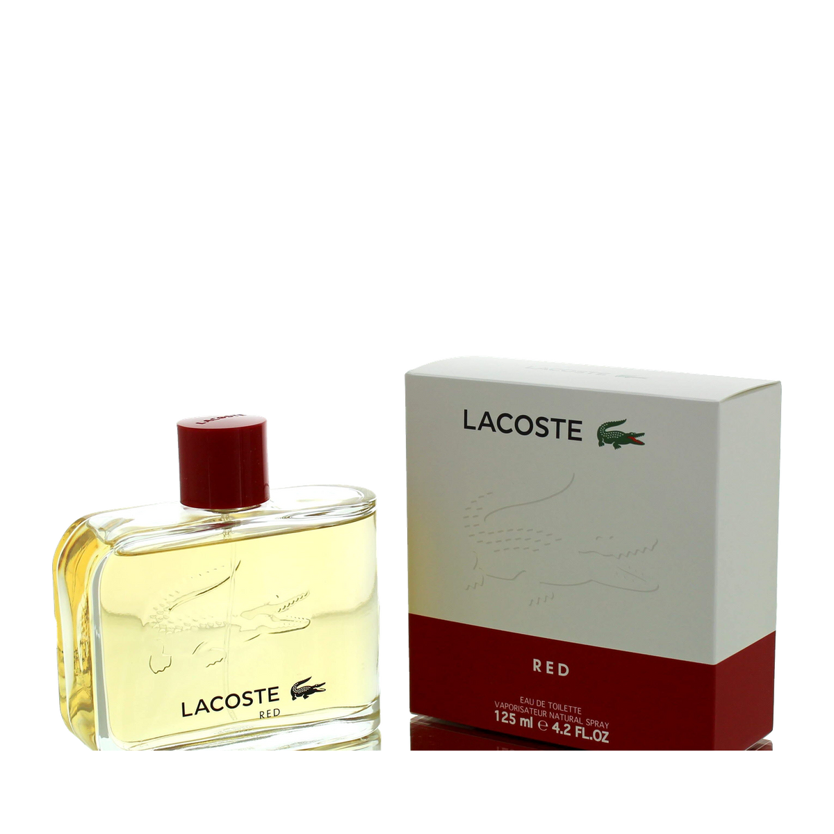 Lacoste Red EDT fragrance bottle