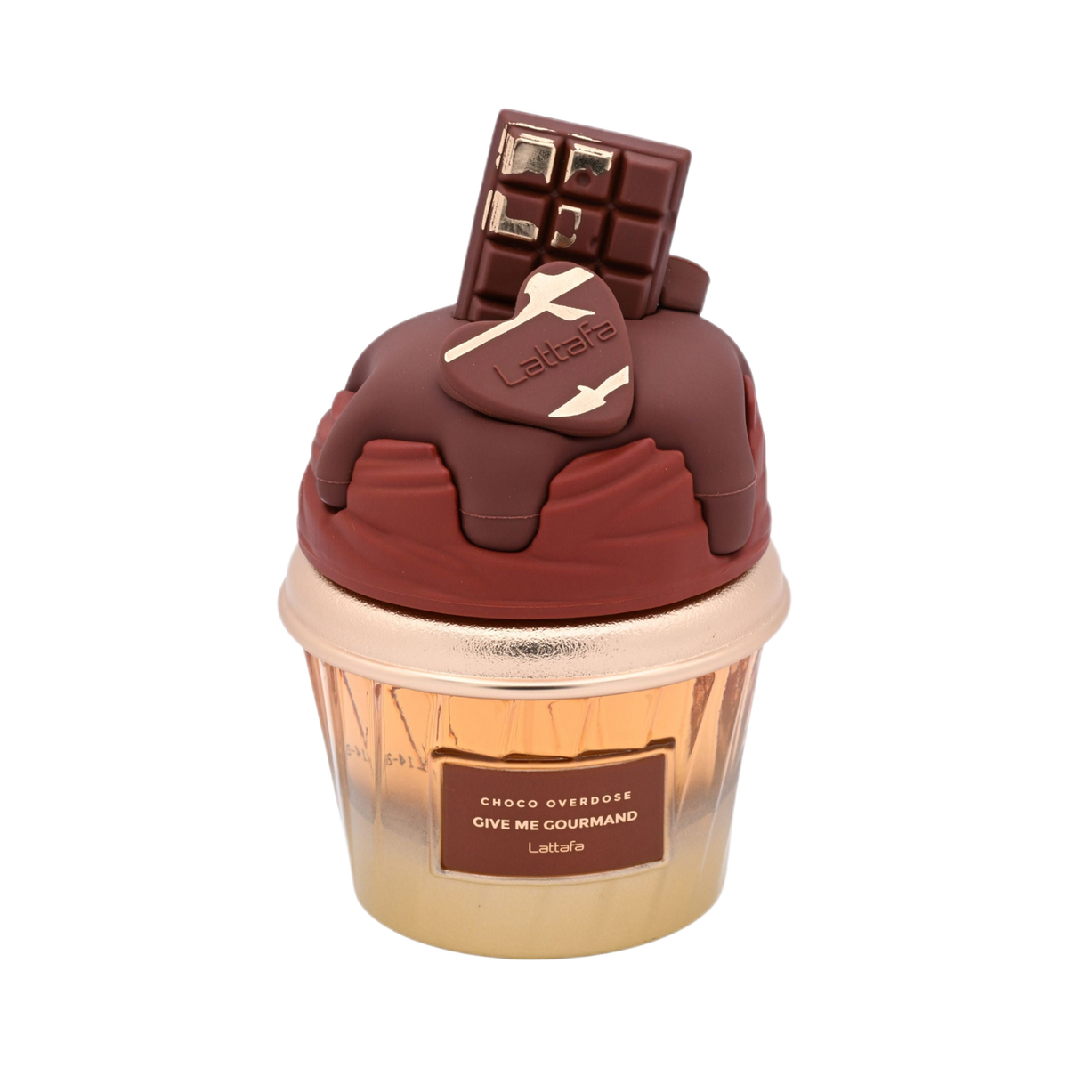 Lattafa Give Me Gourmand Choco Overdose EDP fragrance bottle
