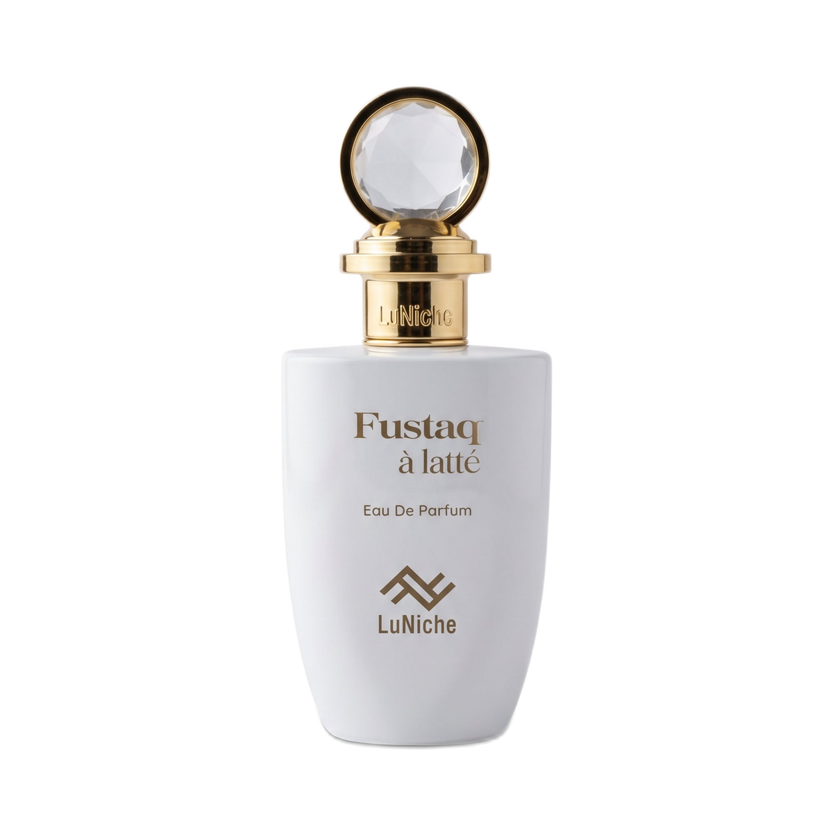 Luniche Fustaq A Latte EDP fragrance bottle