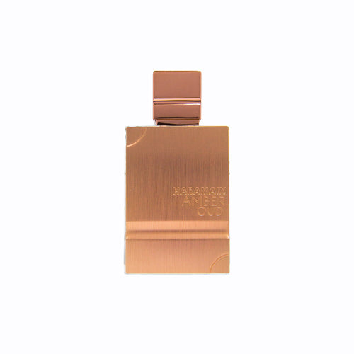 Al Haramain Amber Oud EDP fragrance bottle, complete front view
