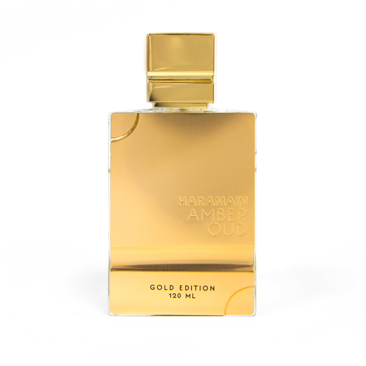 Al Haramain Amber Oud Gold Edition EDP for Men fragrance bottle, complete front view