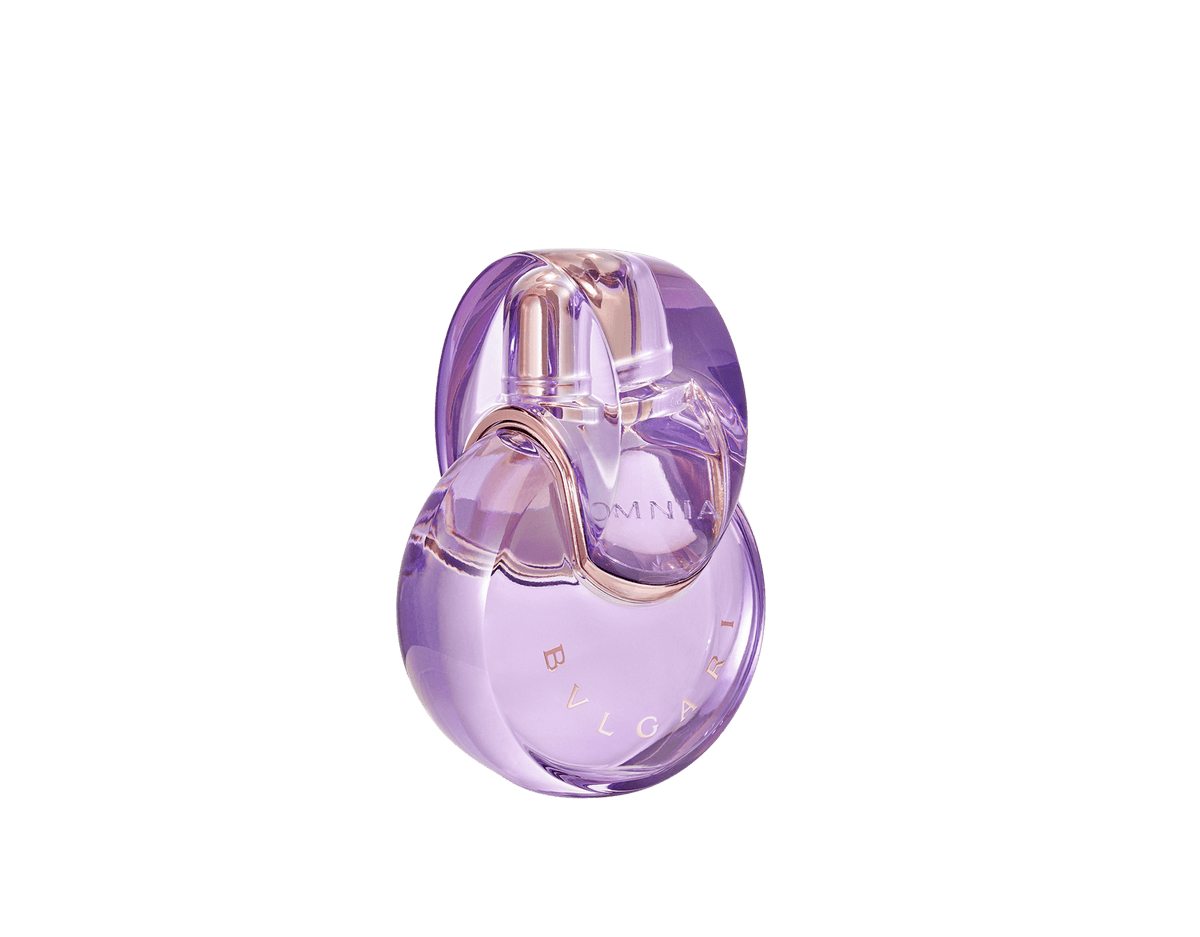 Bvlgari Omnia Amethyste EDT fragrance bottle, complete front view