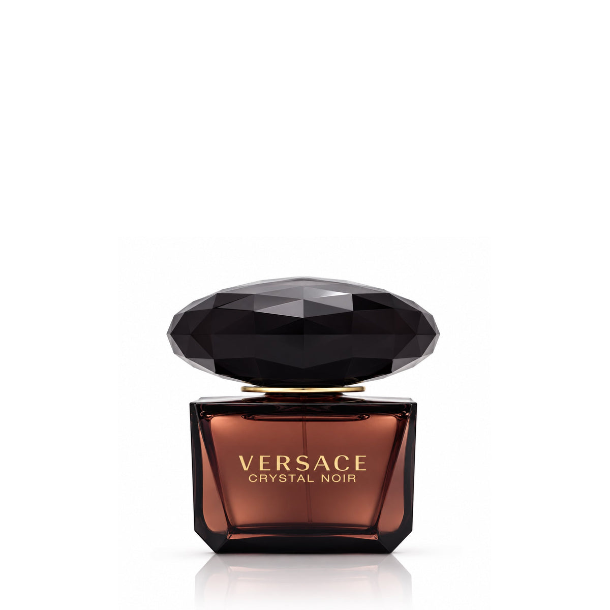 Versace Crystal Noir EDT fragrance bottle